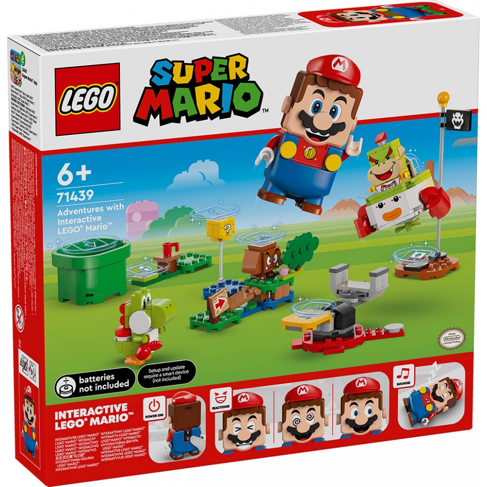 LEGO SUPER MARIO ΠΕΡΙΠΕΤΕΙΕΣ ΜΕ ΤΟΝ ΔΙΑΔΡΑΣΤΙΚΟ LEGO MARIO (71439)