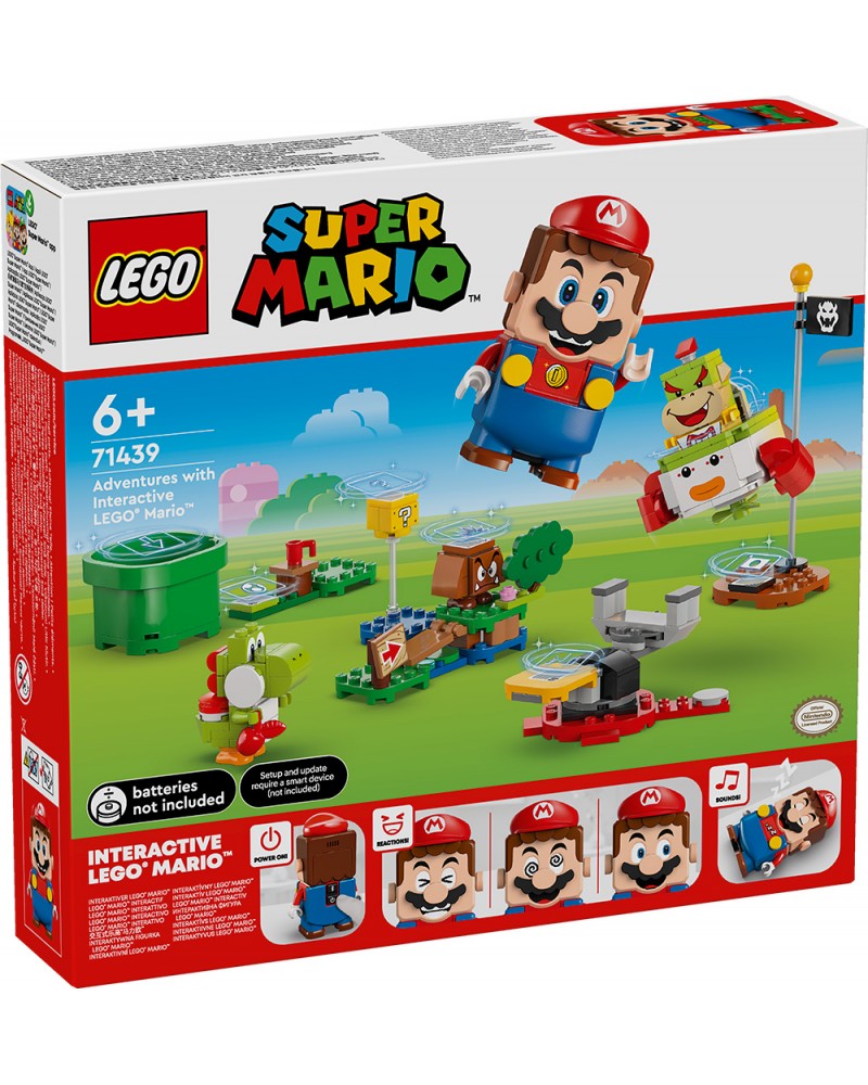 LEGO SUPER MARIO ΠΕΡΙΠΕΤΕΙΕΣ ΜΕ ΤΟΝ ΔΙΑΔΡΑΣΤΙΚΟ LEGO MARIO (71439)