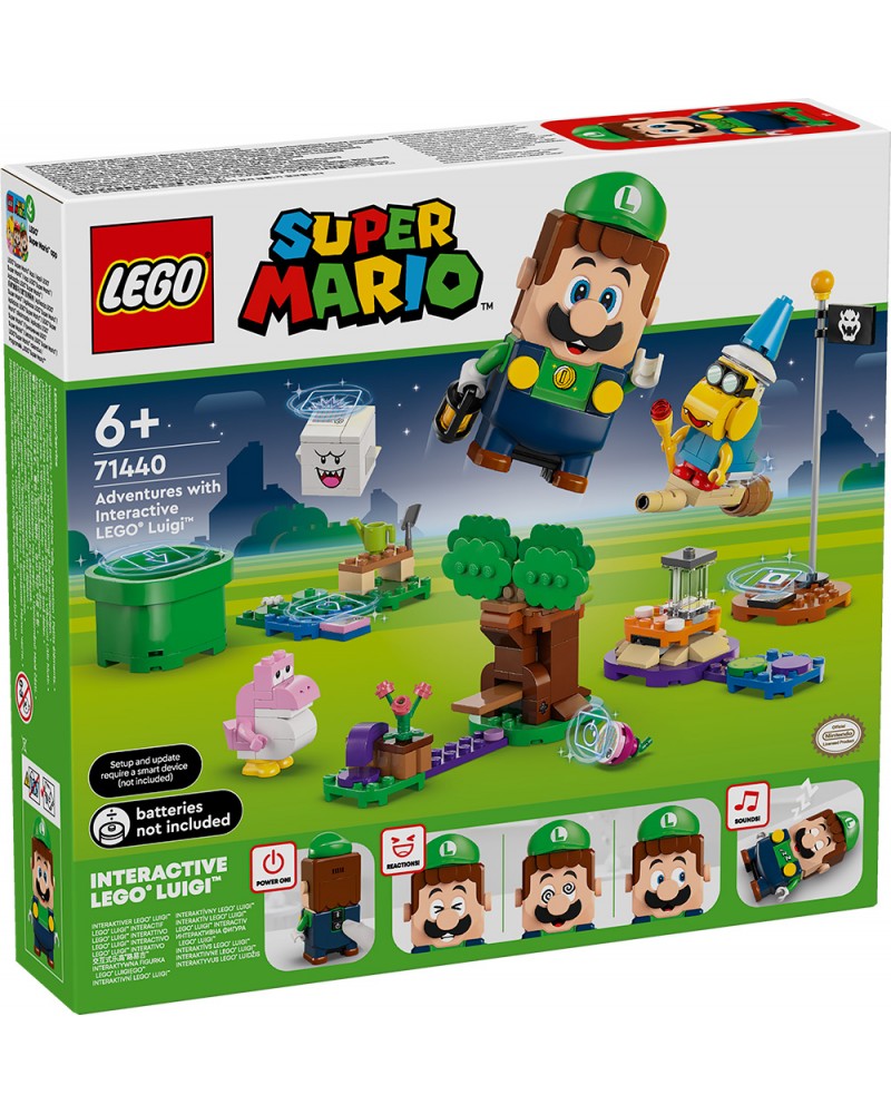 LEGO SUPER MARIO ΠΕΡΙΠΕΤΕΙΕΣ ΜΕ ΤΟΝ ΔΙΑΔΡΑΣΤΙΚΟ LEGO LUIGI (71440)