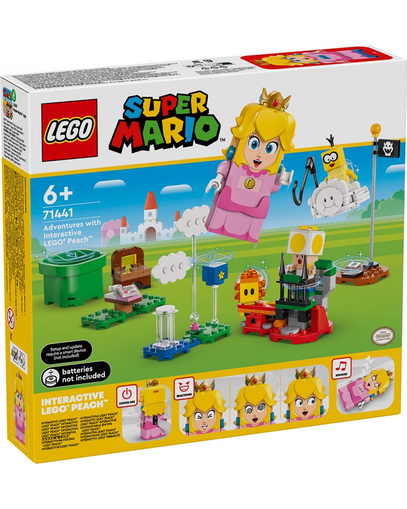 LEGO SUPER MARIO ΠΕΡΙΠΕΤΕΙΕΣ ΜΕ ΤΟΝ ΔΙΑΔΡΑΣΤΙΚΟ LEGO PEACH (71441)