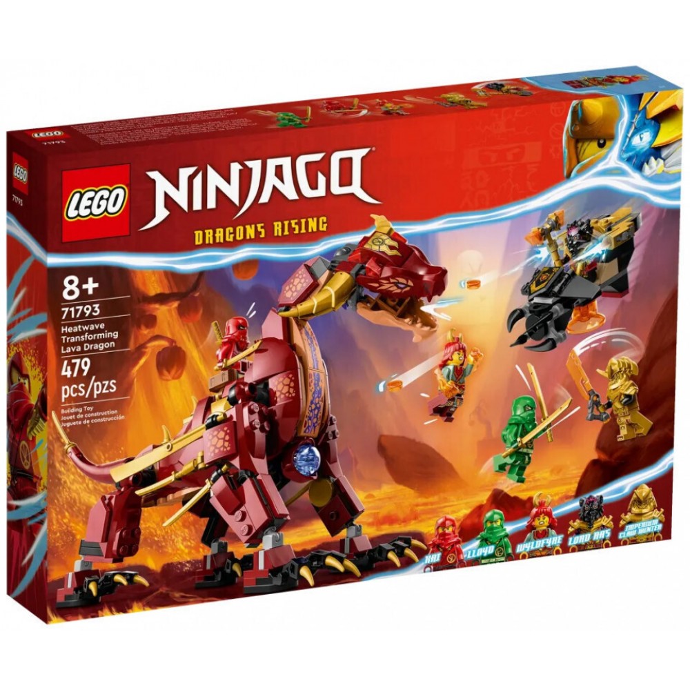 LEGO NINJAGO ΔΡΑΚΟΣ ΚΥΜΑ ΦΩΤΙΑΣ (71793)