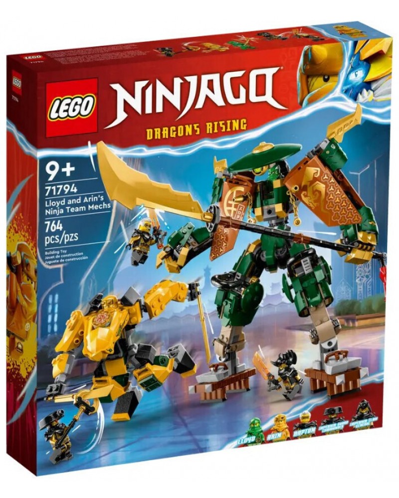 LEGO NINJAGO LLOYD AND ARIN’S NINJA TEAM MECHS (71794)