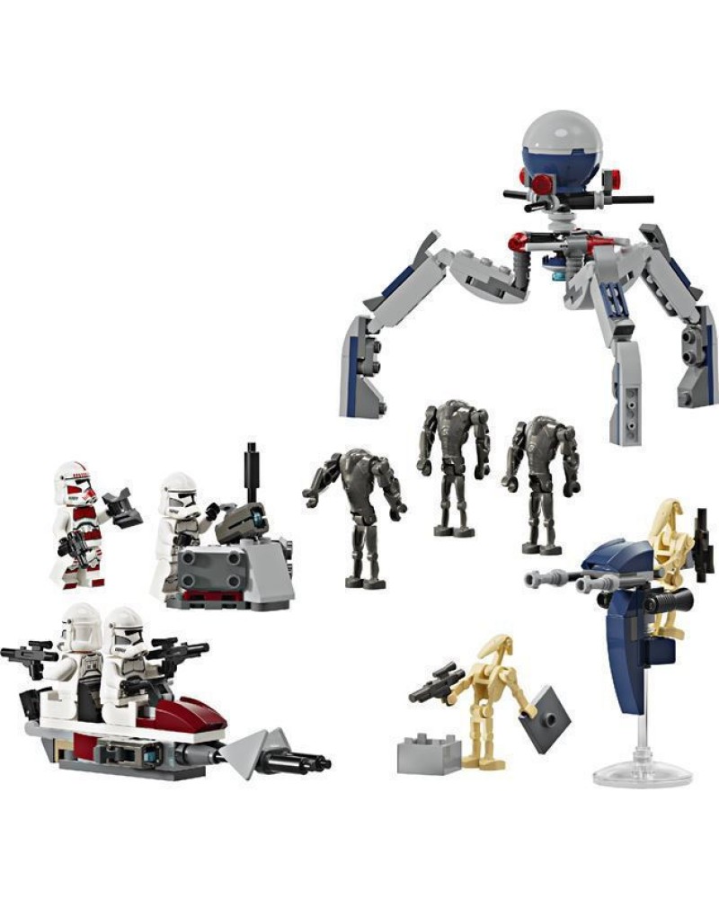 LEGO STAR WARS ΠΑΚΕΤΟ ΜΑΧΗΣ ΜΕ ΣΤΡΑΤΙΩΤΕΣ ΚΛΩΝΟΥΣ & ΑΝΔΡΟΕΙΔΗ ΜΑΧΗΣ (75372)