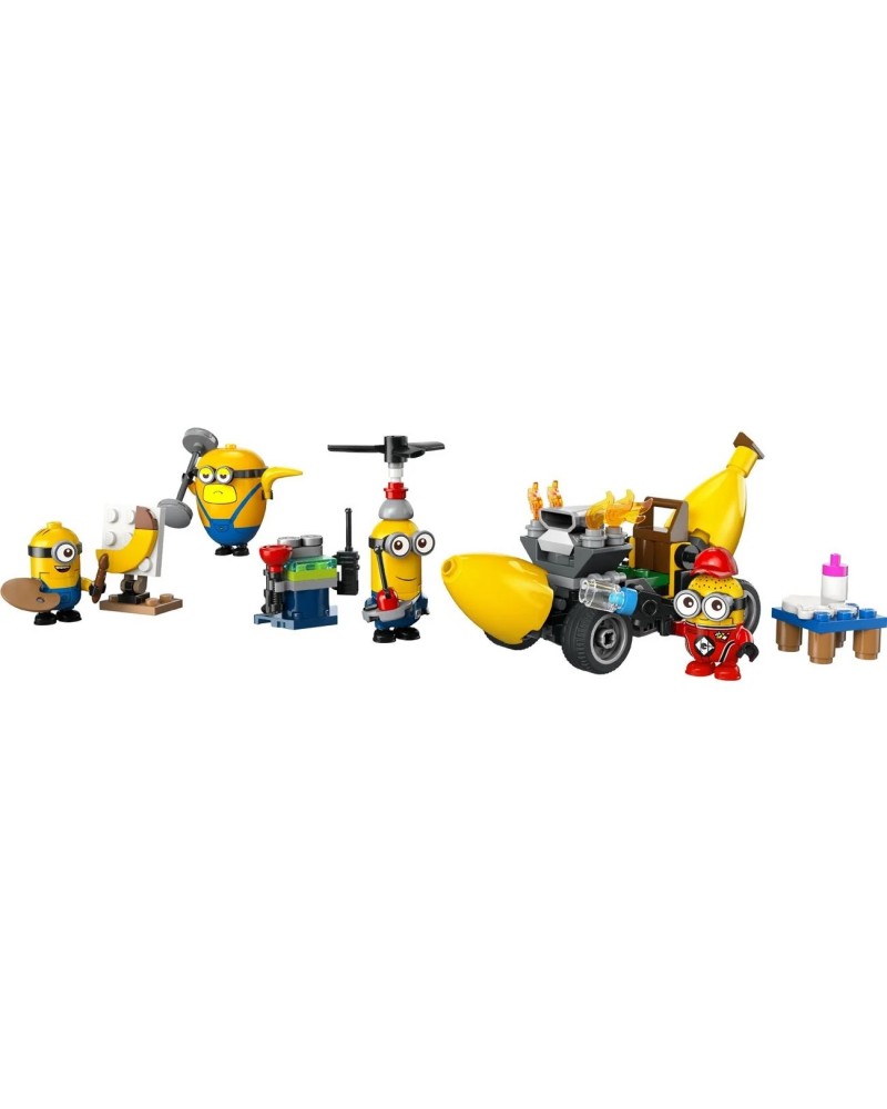 LEGO DESPICABLE ME: 4 MINIONS ΚΑΙ ΑΥΤΟΚΙΝΗΤΟ-ΜΠΑΝΑΝΑ (75580)
