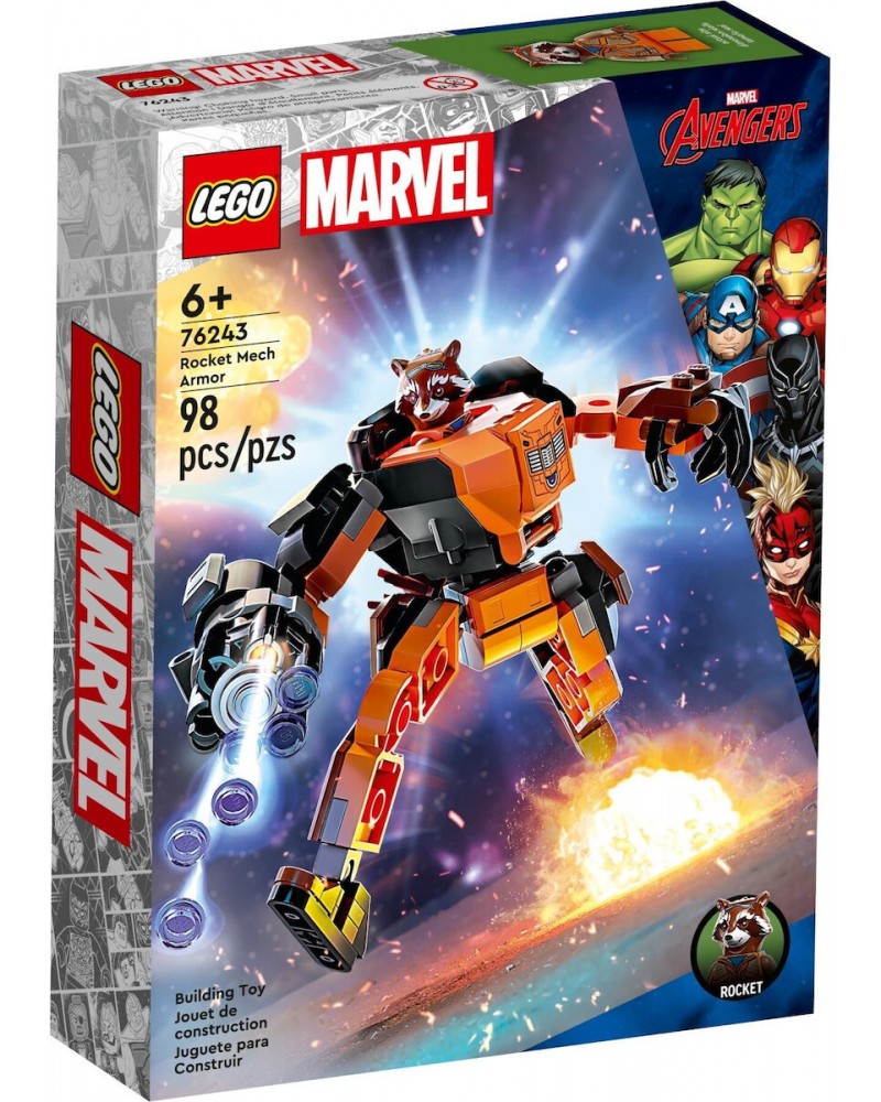 LEGO MARVEL ΡΟΜΠΟΤΙΚΗ ΘΩΡΑΚΙΣΗ ΤΟΥ ΡΟΚΕΤ (76243)