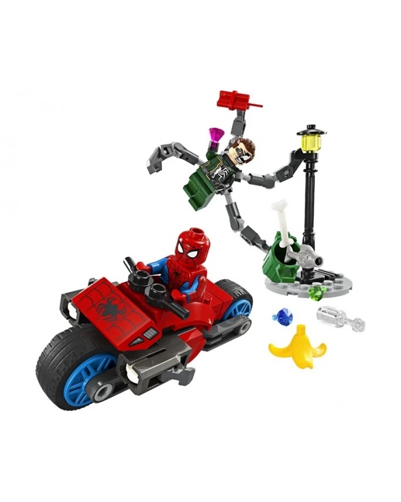 LEGO MARVEL ΚΑΤΑΔΙΩΞΗ ΜΕ ΜΟΤΟΣΙΚΛΕΤΑ: ΣΠΑΙΝΤΕΡ-ΜΑΝ ΕΝΑΝΤΙΟΝ ΝΤΟΚ ΟΚ (76275)