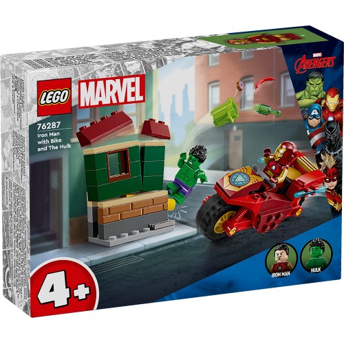  LEGO MARVEL IRON MAN ΜΕ ΜΗΧΑΝΗ ΚΑΙ HULK (76287)