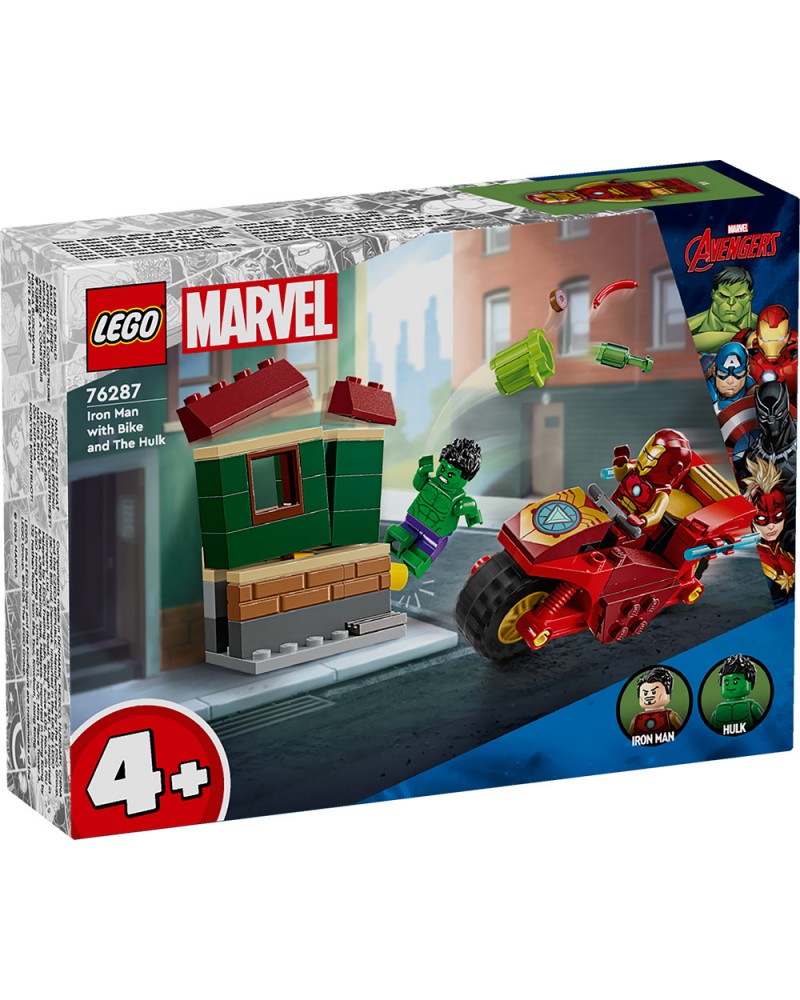  LEGO MARVEL IRON MAN ΜΕ ΜΗΧΑΝΗ ΚΑΙ HULK (76287)