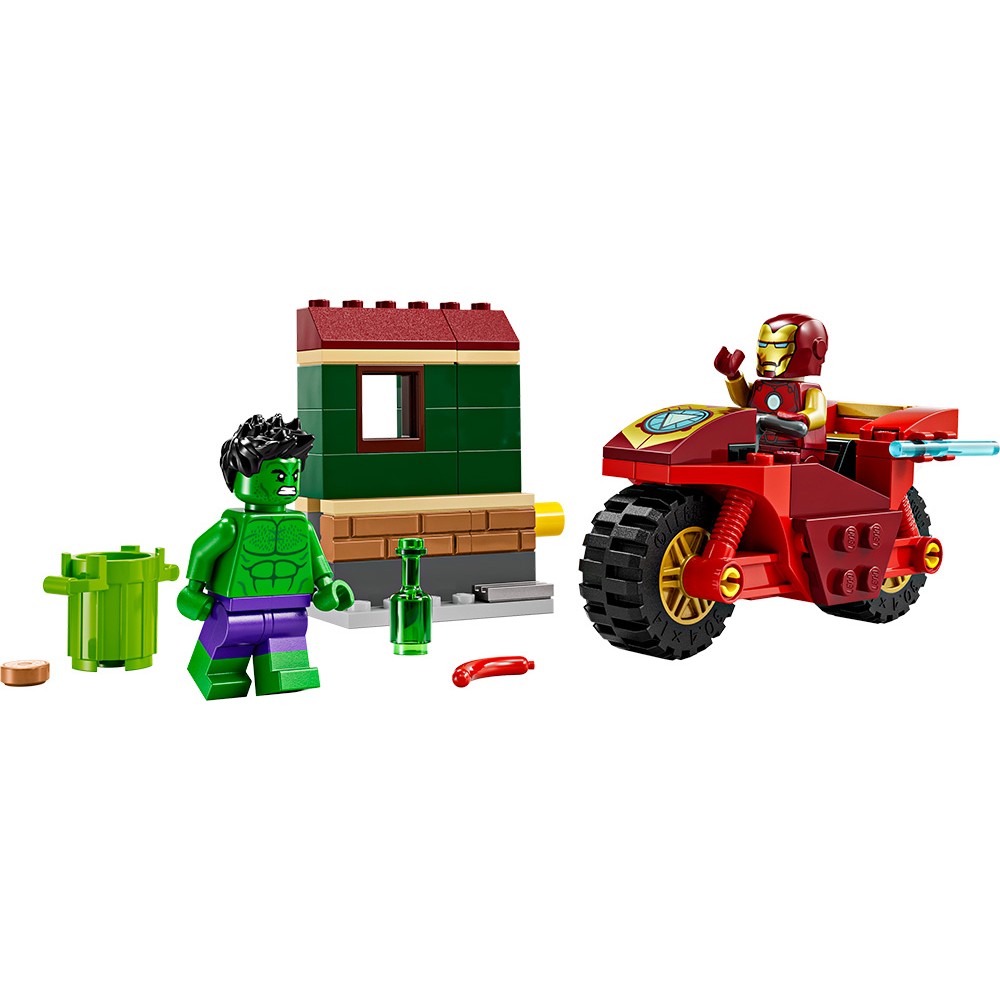  LEGO MARVEL IRON MAN ΜΕ ΜΗΧΑΝΗ ΚΑΙ HULK (76287)