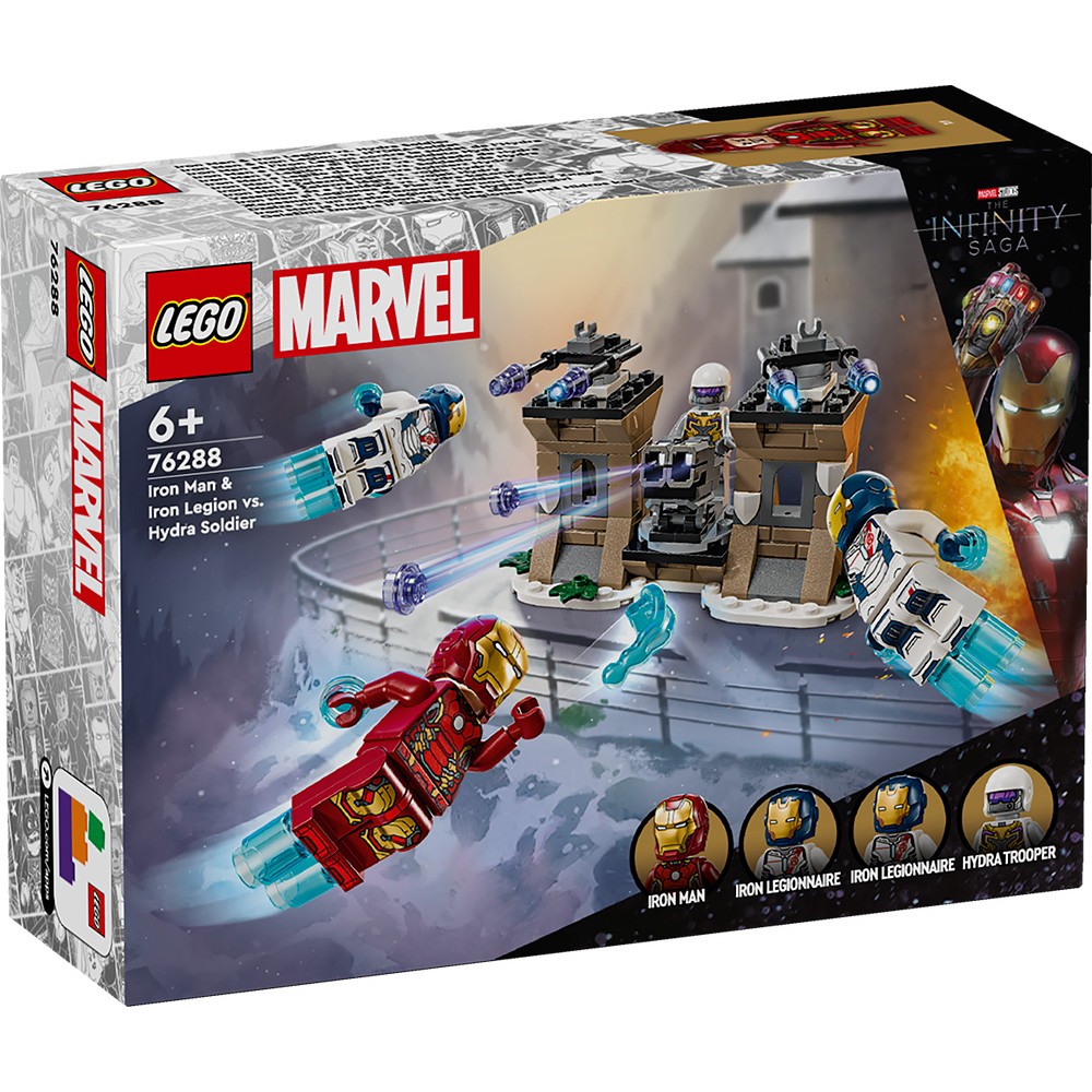  LEGO MARVEL IRON MAN & IRON LEGION ΕΝΑΝΤΙΟΝ ΣΤΡΑΤΙΩΤΗ ΤΗΣ ΥΔΡΑΣ (76288)