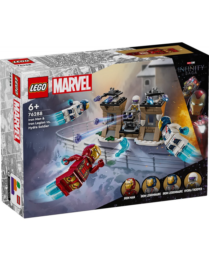  LEGO MARVEL IRON MAN & IRON LEGION ΕΝΑΝΤΙΟΝ ΣΤΡΑΤΙΩΤΗ ΤΗΣ ΥΔΡΑΣ (76288)