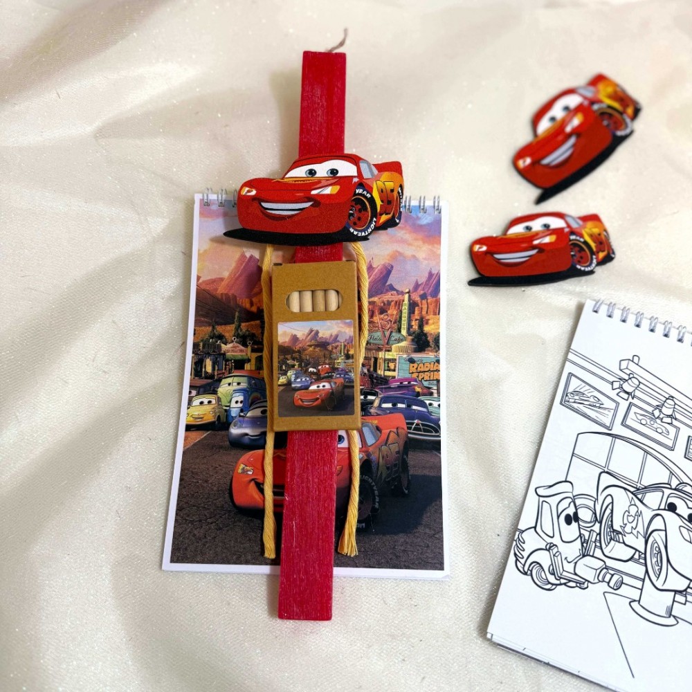 ΛΑΜΠΑΔΑ ΑΡΩΜΑΤΙΚΗ ΜΠΛΟΚ ΖΩΓΡΑΦΙΚΗΣ ΑΥΤΟΚΙΝΗΤΑΚΙ “LIGHTNING MCQUEEN” (812756)