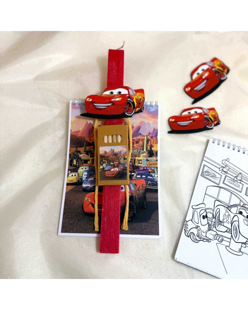 ΛΑΜΠΑΔΑ ΑΡΩΜΑΤΙΚΗ ΜΠΛΟΚ ΖΩΓΡΑΦΙΚΗΣ ΑΥΤΟΚΙΝΗΤΑΚΙ “LIGHTNING MCQUEEN” (812756)