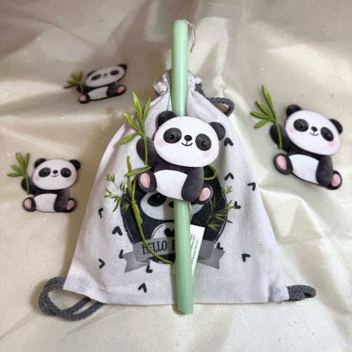 ΛΑΜΠΑΔΑ ΑΡΩΜΑΤΙΚΗ ΠΡΑΣΙΝΗ ΜΕ PANDA ΚΑΙ ΣΑΚΙΔΙΟ (812784)
