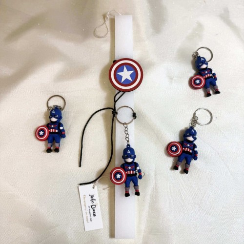 ΛΑΜΠΑΔΑ ΑΡΩΜΑΤΙΚΗ ΜΠΡΕΛΟΚ SUPER HEROES CAPTAIN AMERICA (812928)