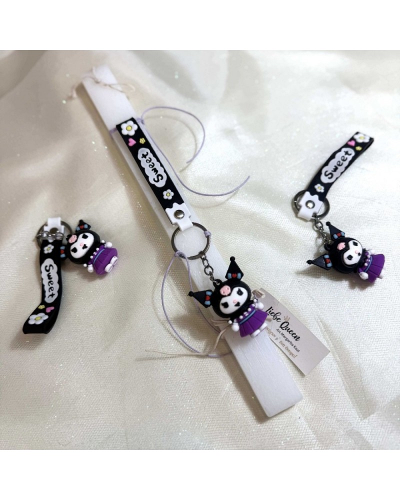 ΛΑΜΠΑΔΑ ΑΡΩΜΑΤΙΚΗ ΜΠΡΕΛΟΚ KUROMI ΜΩΒ ΦΟΡΕΜΑ (812933)