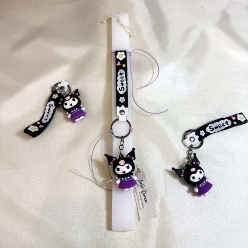 ΛΑΜΠΑΔΑ ΑΡΩΜΑΤΙΚΗ ΜΠΡΕΛΟΚ KUROMI ΜΩΒ ΦΟΡΕΜΑ (812933)