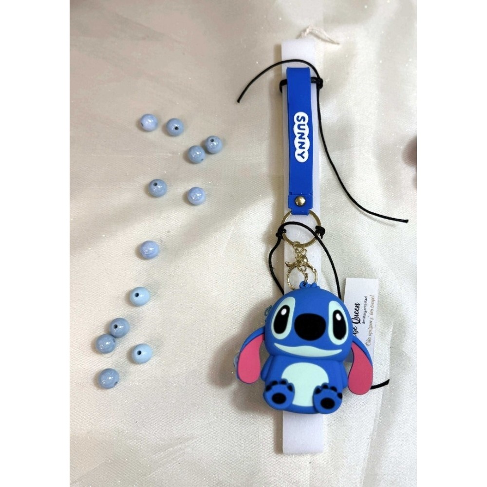 ΛΑΜΠΑΔΑ ΑΡΩΜΑΤΙΚΗ ΠΟΡΤΟΦΟΛΙ ΜΠΡΕΛΟΚ STITCH ΜΠΛΕ (812943)