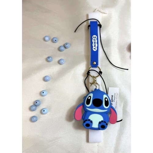 ΛΑΜΠΑΔΑ ΑΡΩΜΑΤΙΚΗ ΠΟΡΤΟΦΟΛΙ ΜΠΡΕΛΟΚ STITCH ΜΠΛΕ (812943)
