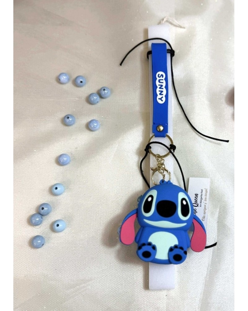 ΛΑΜΠΑΔΑ ΑΡΩΜΑΤΙΚΗ ΠΟΡΤΟΦΟΛΙ ΜΠΡΕΛΟΚ STITCH ΜΠΛΕ (812943)