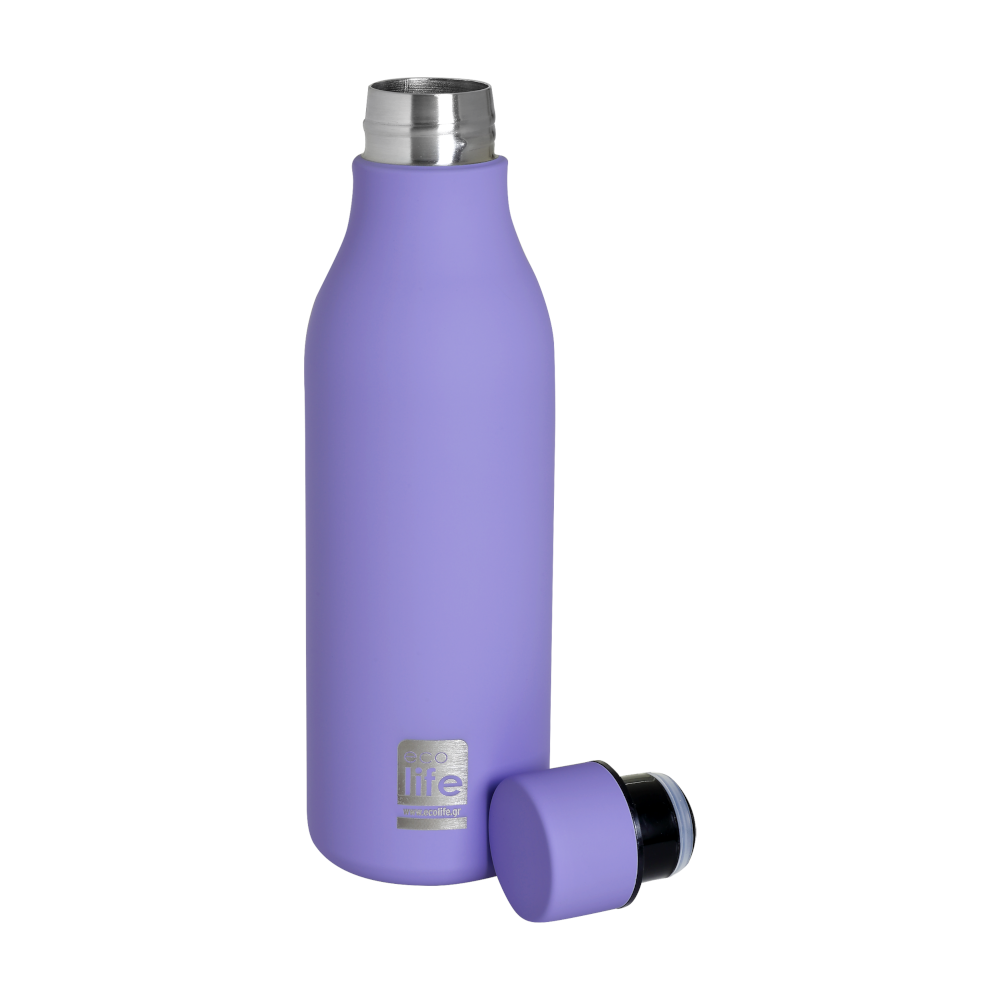 ΜΕΤΑΛΛΙΚΟ ΜΠΟΥΚΑΛΙ ΘΕΡΜΟΣ 550ML LAVENDER (33-BO-2353)