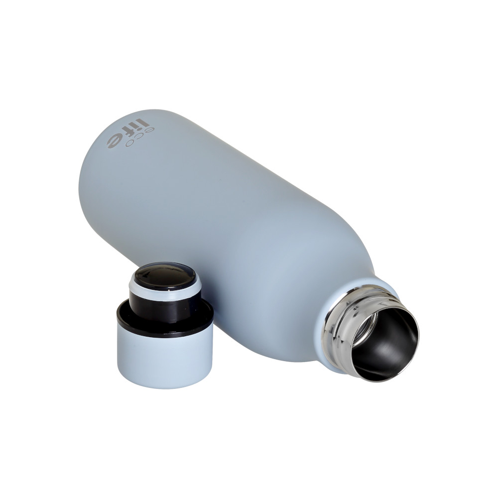 ΜΕΤΑΛΛΙΚΟ ΜΠΟΥΚΑΛΙ ΘΕΡΜΟΣ 550ML POWDER BLUE (33-BO-2356)
