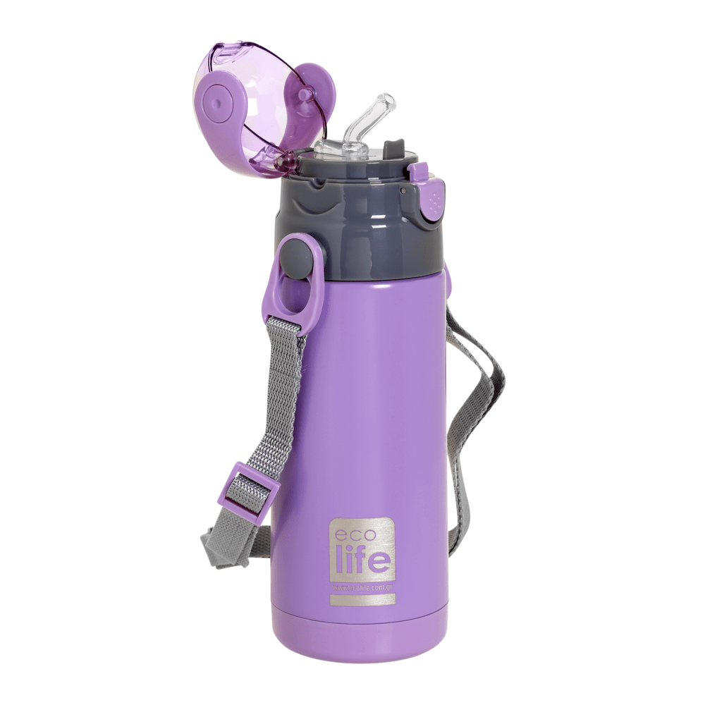 ΜΕΤΑΛΛΙΚΟ ΘΕΡΜΟΣ ΠΑΙΔΙΚΟ 400ML ΛΙΛΑ (33-BO-2995)