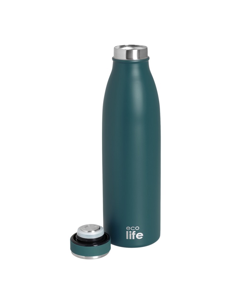 ΜΕΤΑΛΛΙΚΟ ΜΠΟΥΚΑΛΙ THERMOS 500ML BLUE SLIM (33-BO-3037)