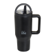 TUMBLER 900ML - RICH BLACK 2 HANDLES LID (33-BO-7072)