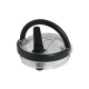 TUMBLER 900ML - RICH BLACK 2 HANDLES LID (33-BO-7072)