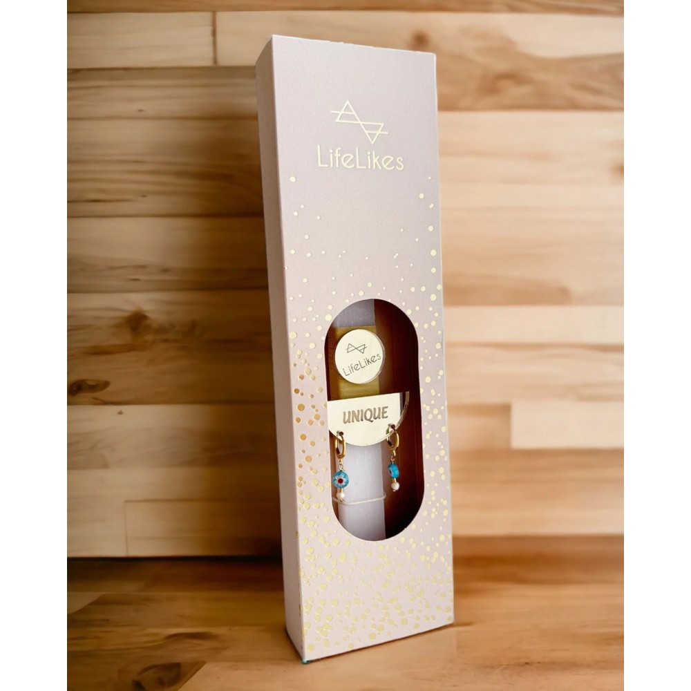 ΛΑΜΠΑΔΑ UNIQUE ΜΕ ΣΚΟΥΛΑΡΙΚΙΑ ΧΡΥΣΟ ΣΕ ΚΟΥΤΙ (5212018767140)