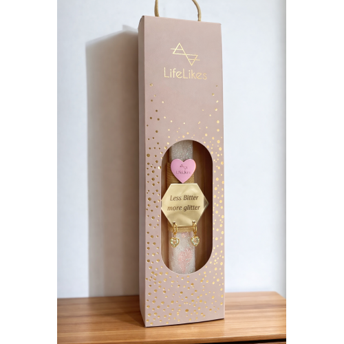 ΛΑΜΠΑΔΑ GLITTER ΣΚΟΥΛΑΡΙΚΙ ΧΡΥΣΟ ΣΕ ΚΟΥΤΙ (5212018767218)