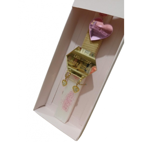 ΛΑΜΠΑΔΑ GLITTER ΣΚΟΥΛΑΡΙΚΙ ΧΡΥΣΟ ΣΕ ΚΟΥΤΙ (5212018767218)