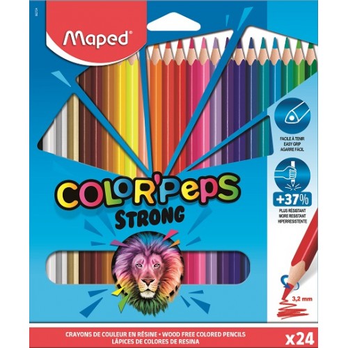 ΞΥΛΟΜΠΟΓΙΕΣ MAPED COLOR'PEPS STRONG 24 ΧΡΩΜΑΤΑ (MAP862724)