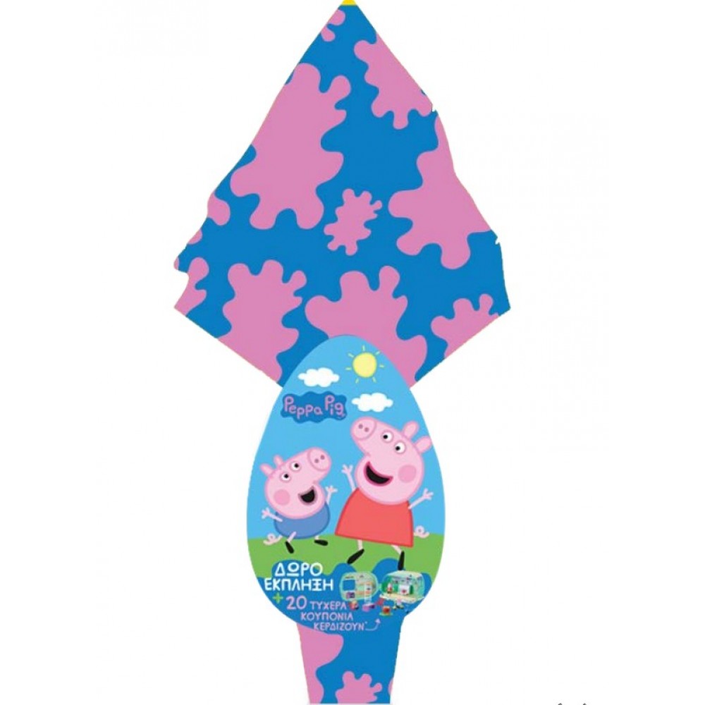 MARKIDIS PEPPA ΠΑΣΧΑΛΙΝΟ ΣΟΚΟΛΑΤΕΝΙΟ ΑΥΓΟ ΓΑΛΑΚΤΟΣ 160gr. (08311)