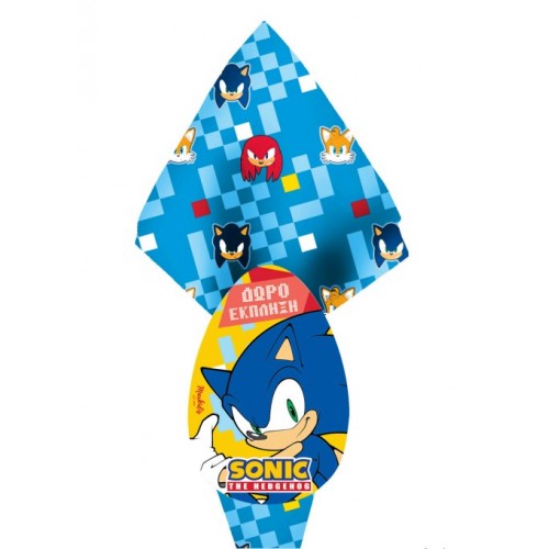 MARKIDIS SONIC ΠΑΣΧΑΛΙΝΟ ΣΟΚΟΛΑΤΕΝΙΟ ΑΥΓΟ ΓΑΛΑΚΤΟΣ 160gr. (08320)