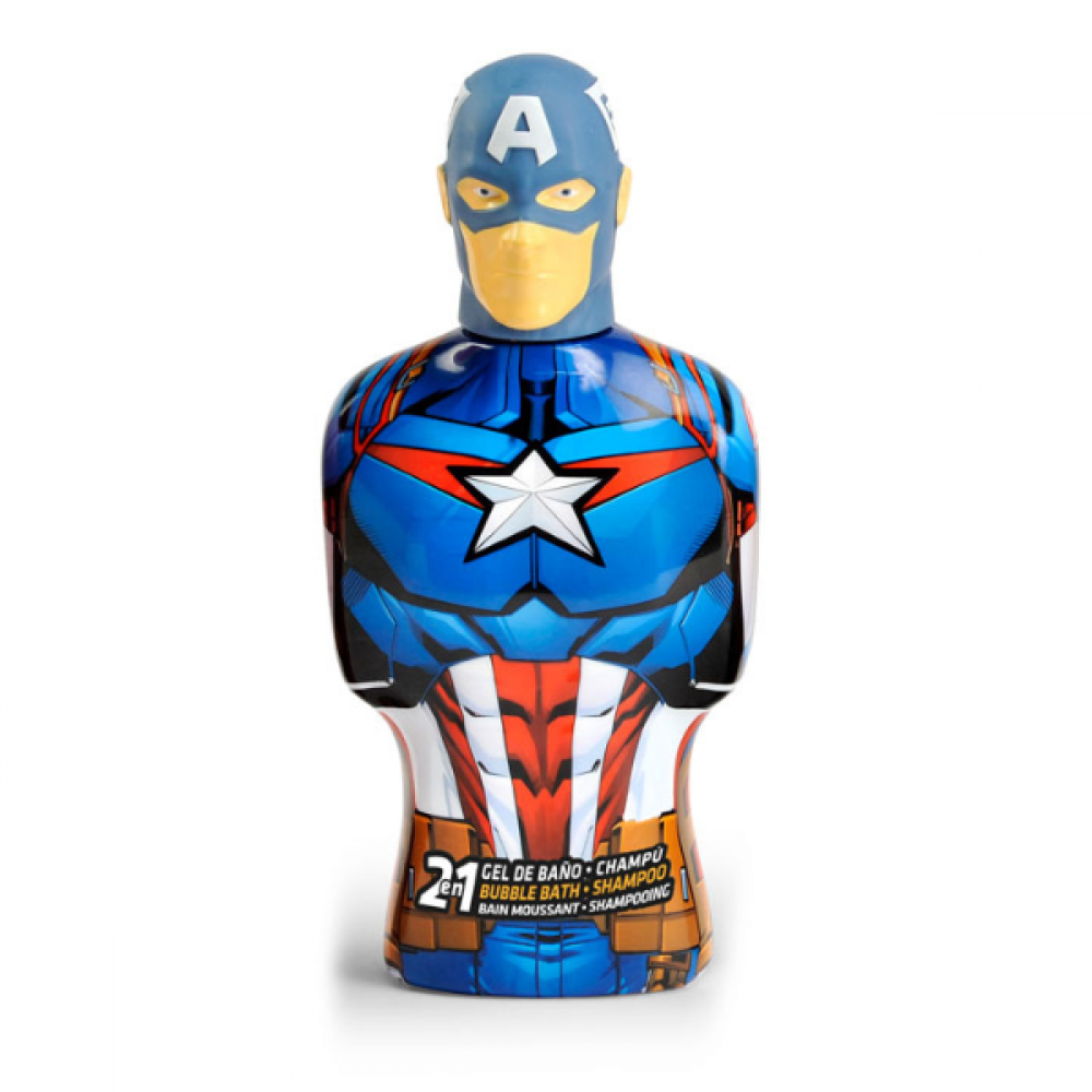 CAPTAIN AMERICA BUBBLE BATH SHAMPOO 350M (2539)