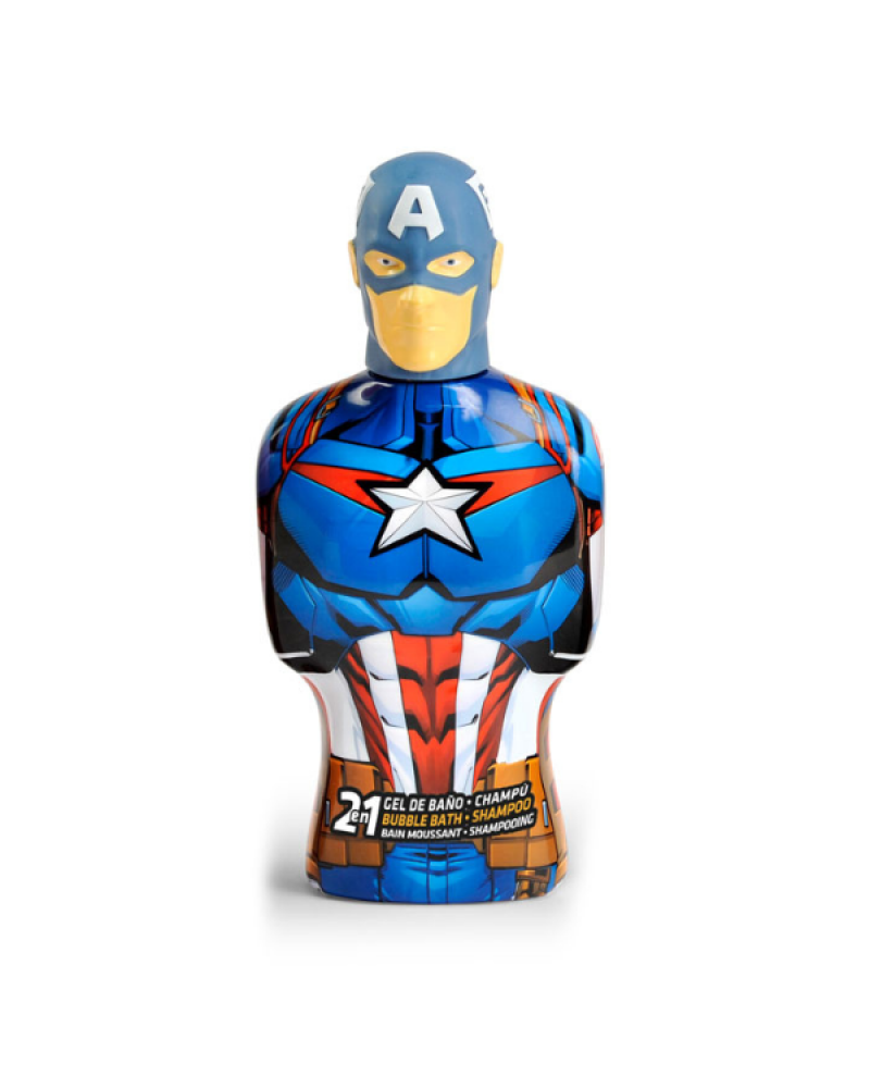 CAPTAIN AMERICA BUBBLE BATH SHAMPOO 350M (2539)