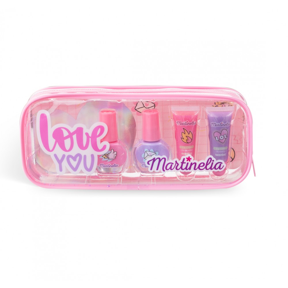 MARTINELIA SUPER GIRL NAIL POLISH & LIP GLOSS BAG (31112M)