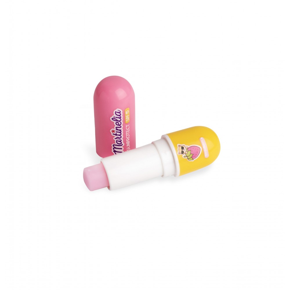 MARTINELIA YUMMY SPF LIP BALM SUNPROTECT ΡΟΖ (68025)