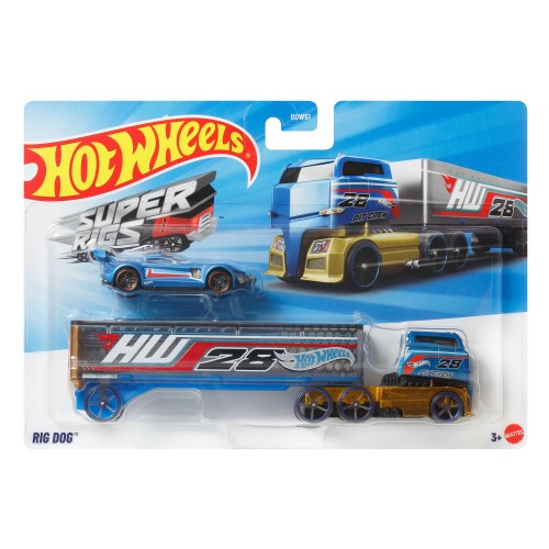 HOT WHEELS ΝΤΑΛΙΚΑ SUPER RIGS RIG DOG (BDW55)