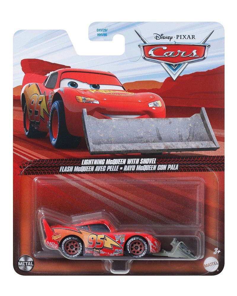  CARS ΑΥΤΟΚΙΝΗΤΑΚΙ LIGHTNING MCQUEEN WITH SHOVEL (FNV21)