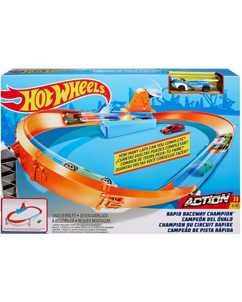 HOT WHEELS ΑΓΩΝΙΣΤΙΚΕΣ ΠΙΣΤΕΣ RAPID RACEWAY CHAMPION (GJM75)