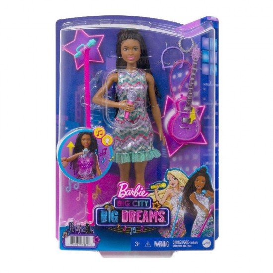 BARBIE BROOKLYN ΜΕ ΜΟΥΣΙΚΗ ΚΑΙ ΦΩΤΑ (GYJ24) BARBIE BROOKLYN ΜΕ ΜΟΥΣΙΚΗ ΚΑΙ ΦΩΤΑ (GYJ24)