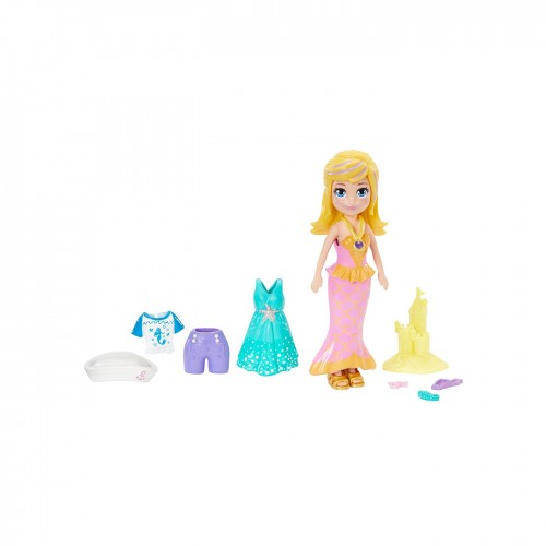 Polly Pocket Κούκλα Με Ρούχα  MERMAID MOMENTS FASHION PACK (GNG72)