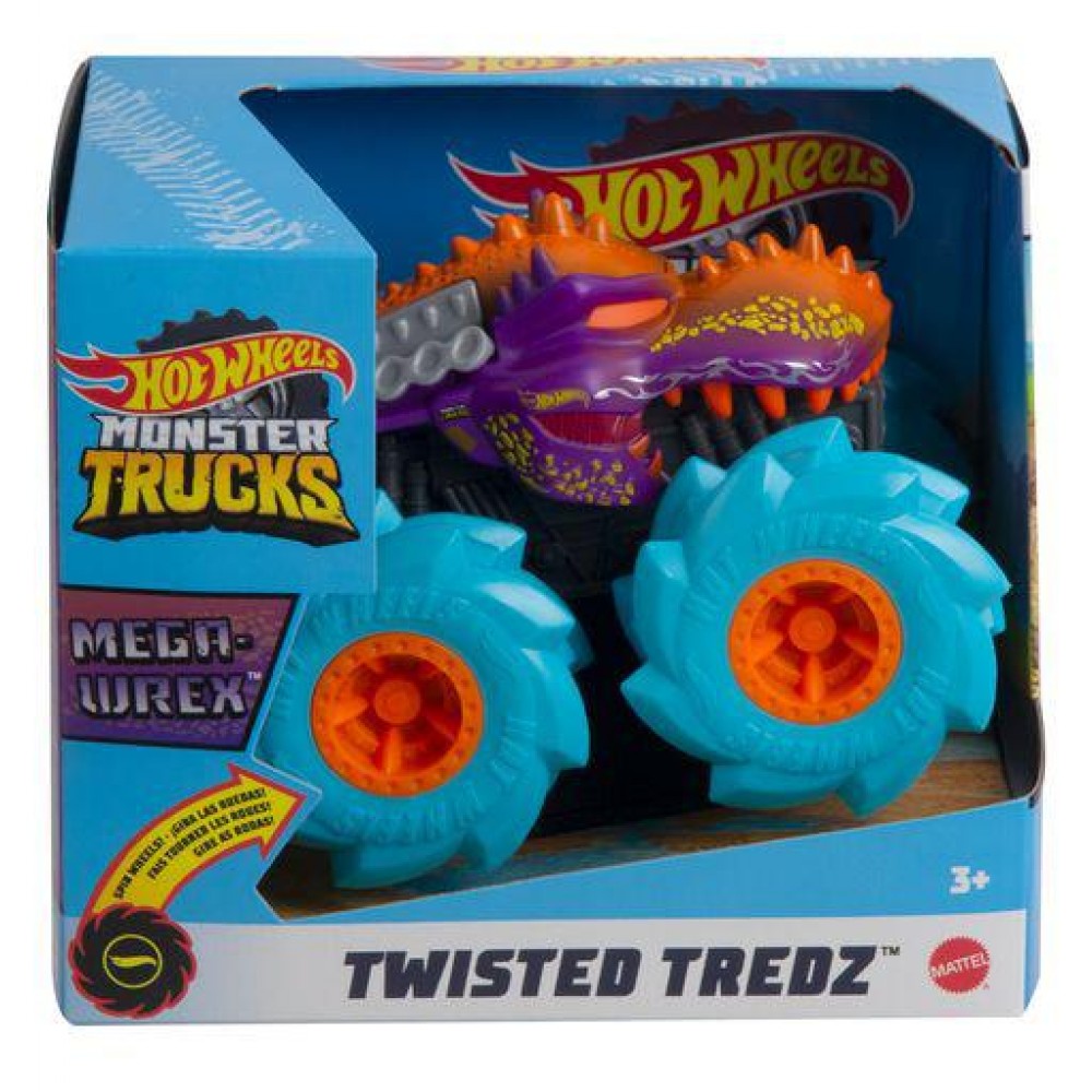 HOT WHEELS ΟΧΗΜΑΤΑ MONSTER TRUCKS REV UP 1:43 MEGA WREX (GVK39)
