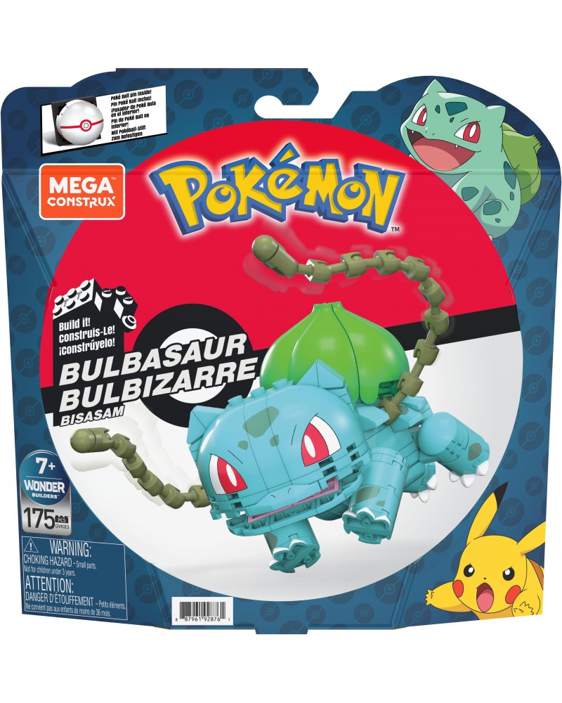 MEGA CONSTRUX BUILD & SHOW BULBASAUR (GVK83)