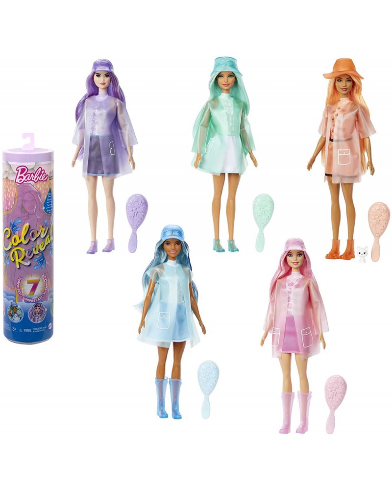 ΚΟΥΚΛΑ BARBIE COLOR REVEAL ΗΛΙΟΣ & ΒΡΟΧΗ (HCC57)