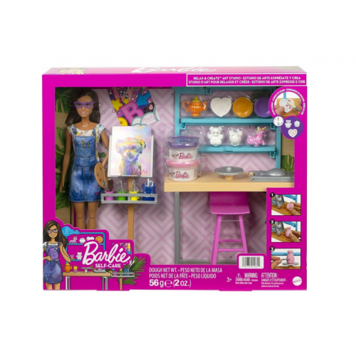 BARBIE ΣΤΟΥΝΤΙΟ ΖΩΓΡΑΦΙΚΗΣ (HCM85)