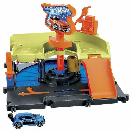 HOT WHEELS CITY ΠΙΣΤΑ DOWNTOWN EXPRESS CAR WASH (HDR27)
